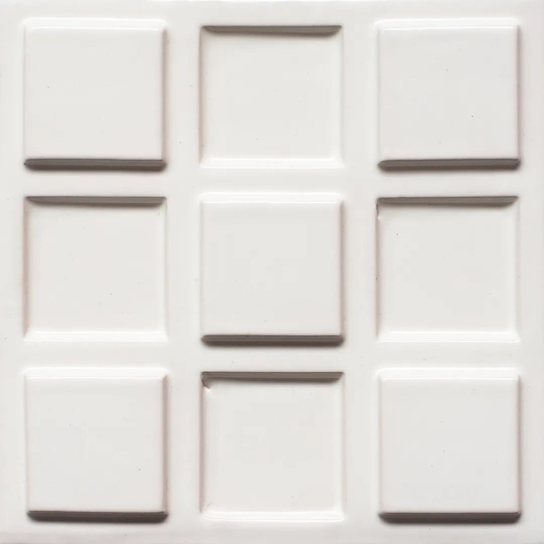 <h3>M SARAIVA VID QUADRADOS  BRANCO B 14x14</h3><small>Colections and Tiles, Viúva Lamego by Miguel Saraiva</small>