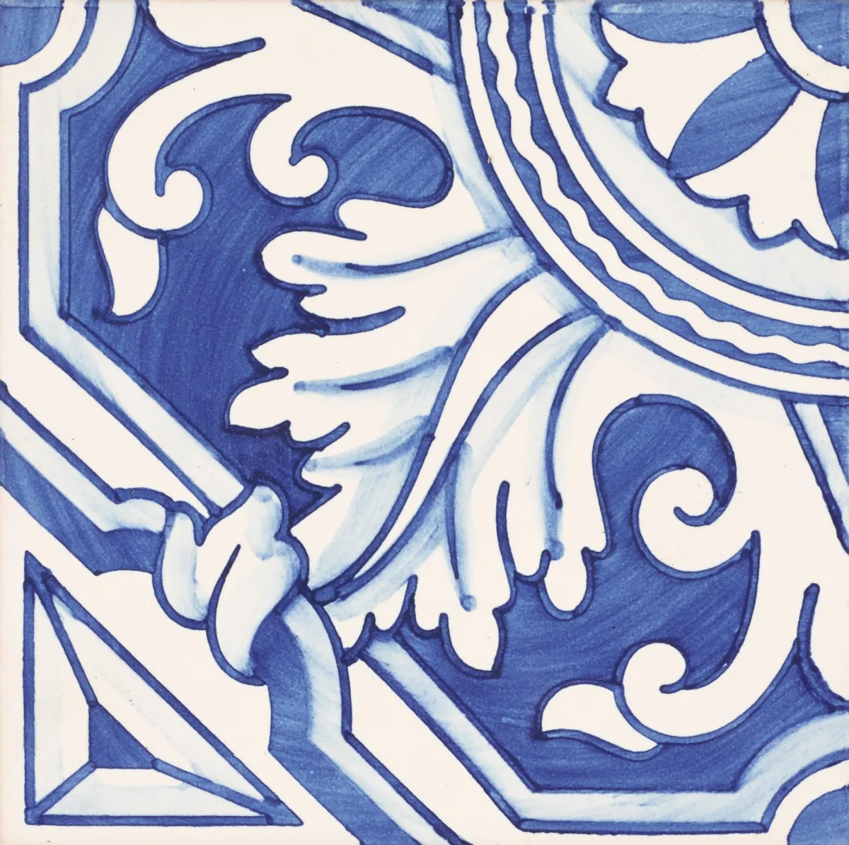 <h3>APL 122 Azul e Branco 14X14</h3><small>Collections et Carreaux, Azulejo Tradicional</small>