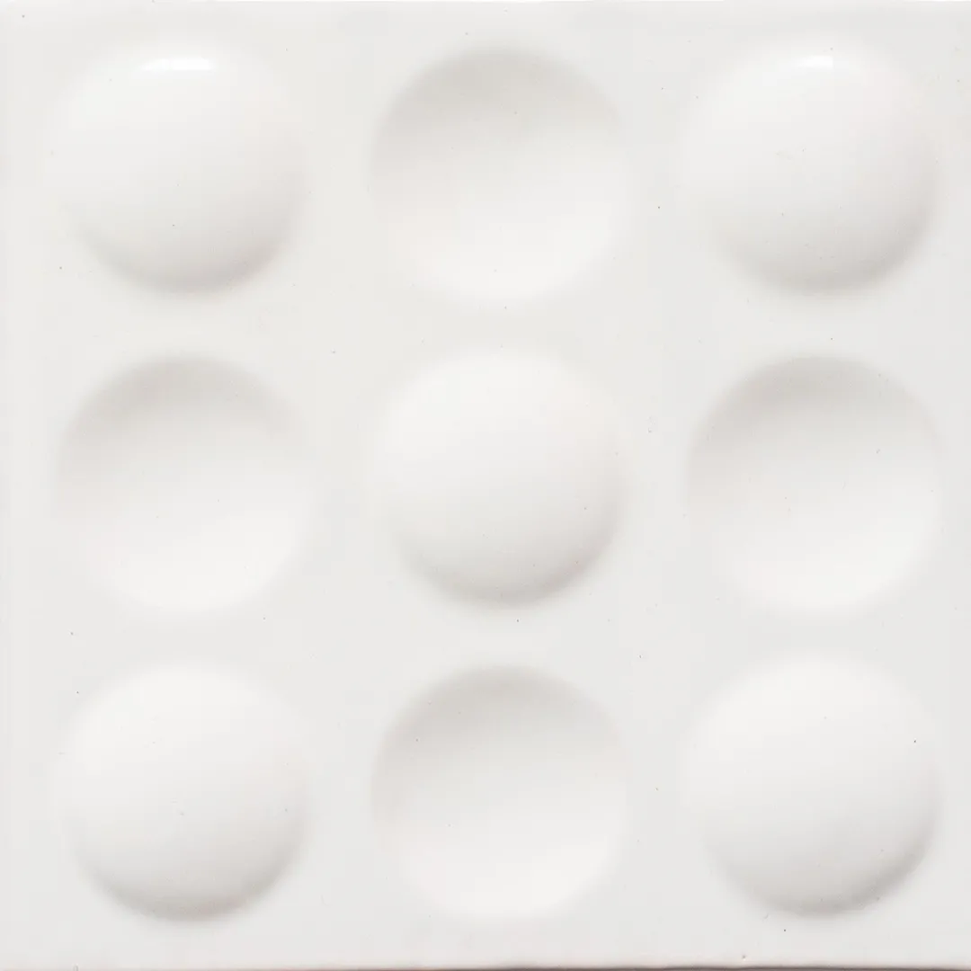 <h3>M SARAIVA VID CIRCULOS  BRANCO B 14x14</h3><small>Colections and Tiles, Viúva Lamego by Miguel Saraiva</small>